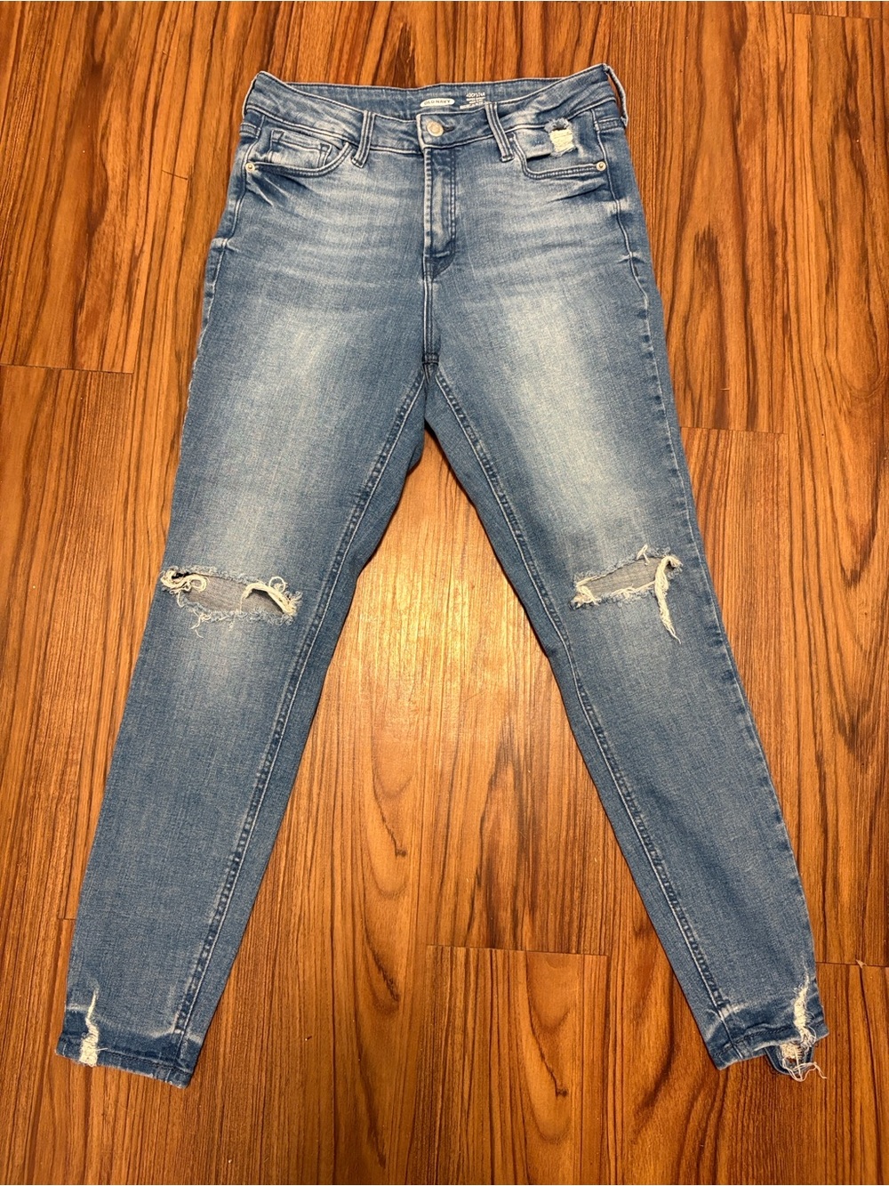 Old Navy Women’s Skinny high rise Jeans - Light Blue Denim